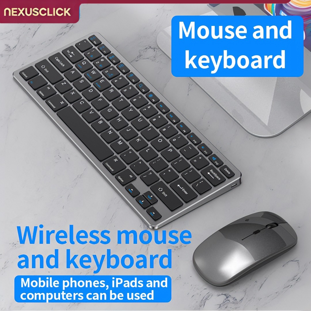 Gaming Keyboard And Mouse Combo Wireless - Bezprzewodowy zestaw klawiatura i mysz NexusClick