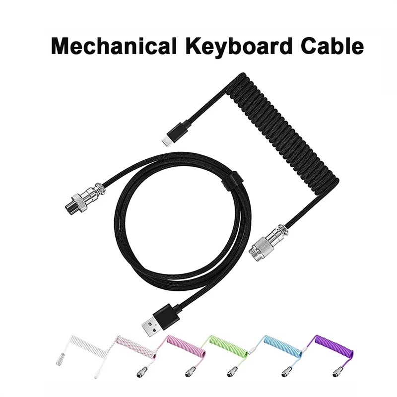 Coiled Usb Cable - Kabel spiralny 3m Type C do