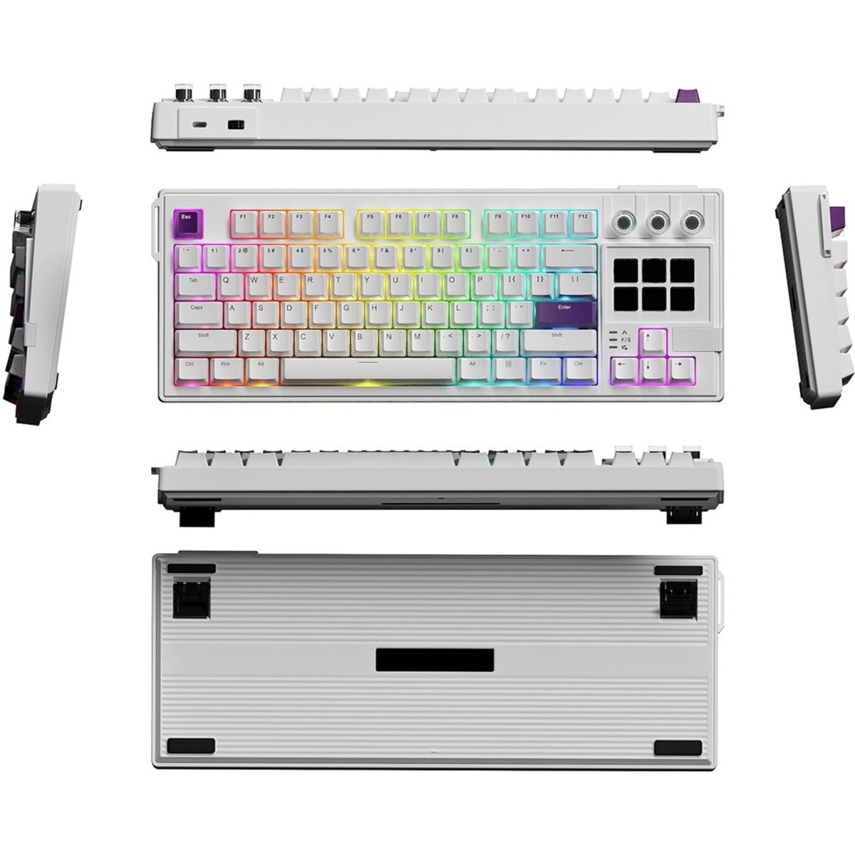 Gaming Keyboard Ergonomic - aktualizacja. Klawiatura mechaniczna K1 PRO z
