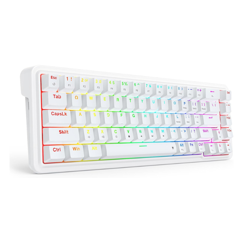 Gaming Keyboard No Noise - Redragon K709 65% przewodowa uszczelka RGB