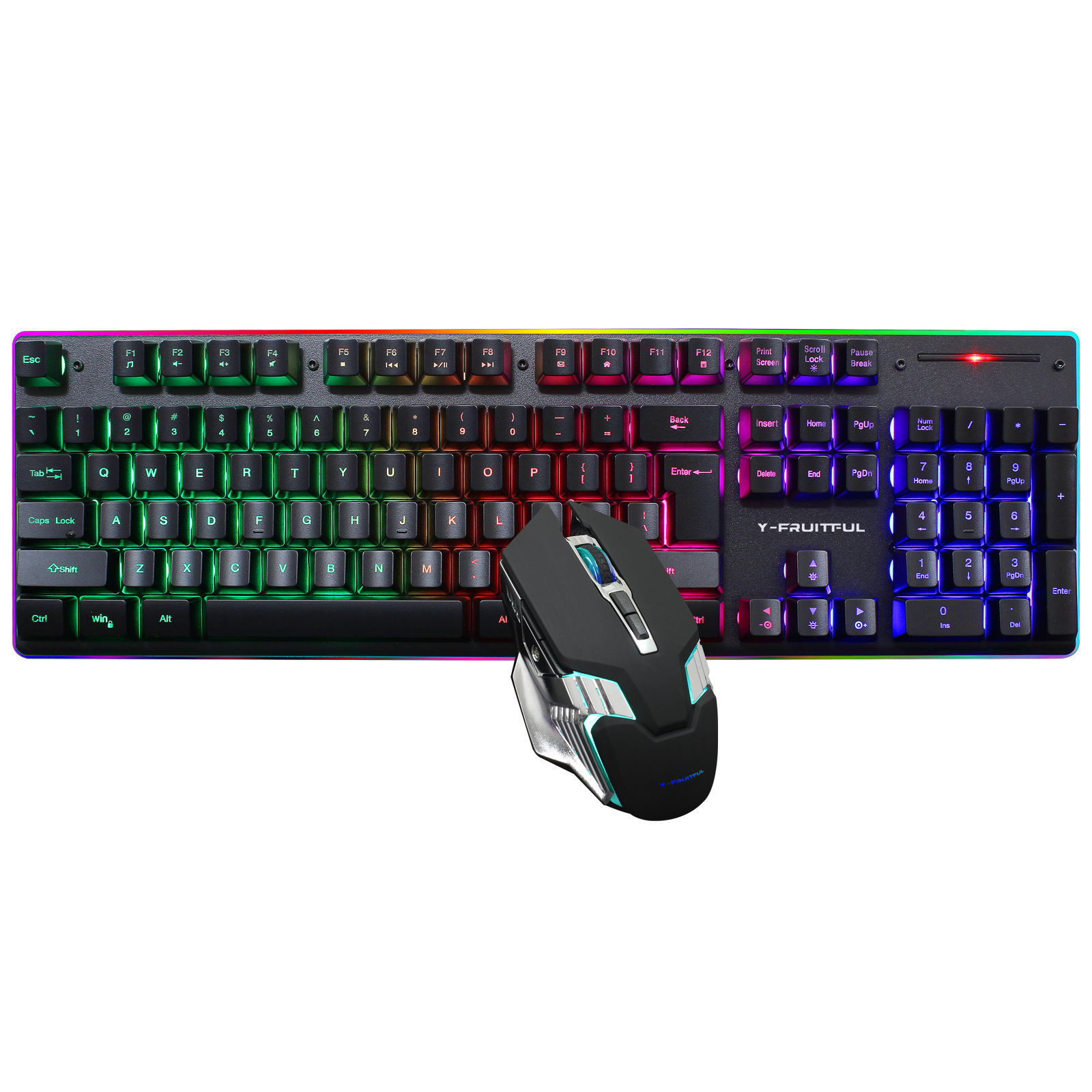 Gaming Keyboard And Mouse Combo Wireless - 104 klawisze RGB bezprzewodowa klawiatura mechaniczna
