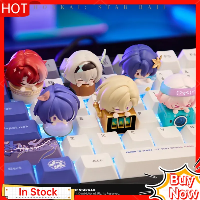 Gaming Keyboard Ergo - Mihoyo Honkai Star Rail Figurka Anime