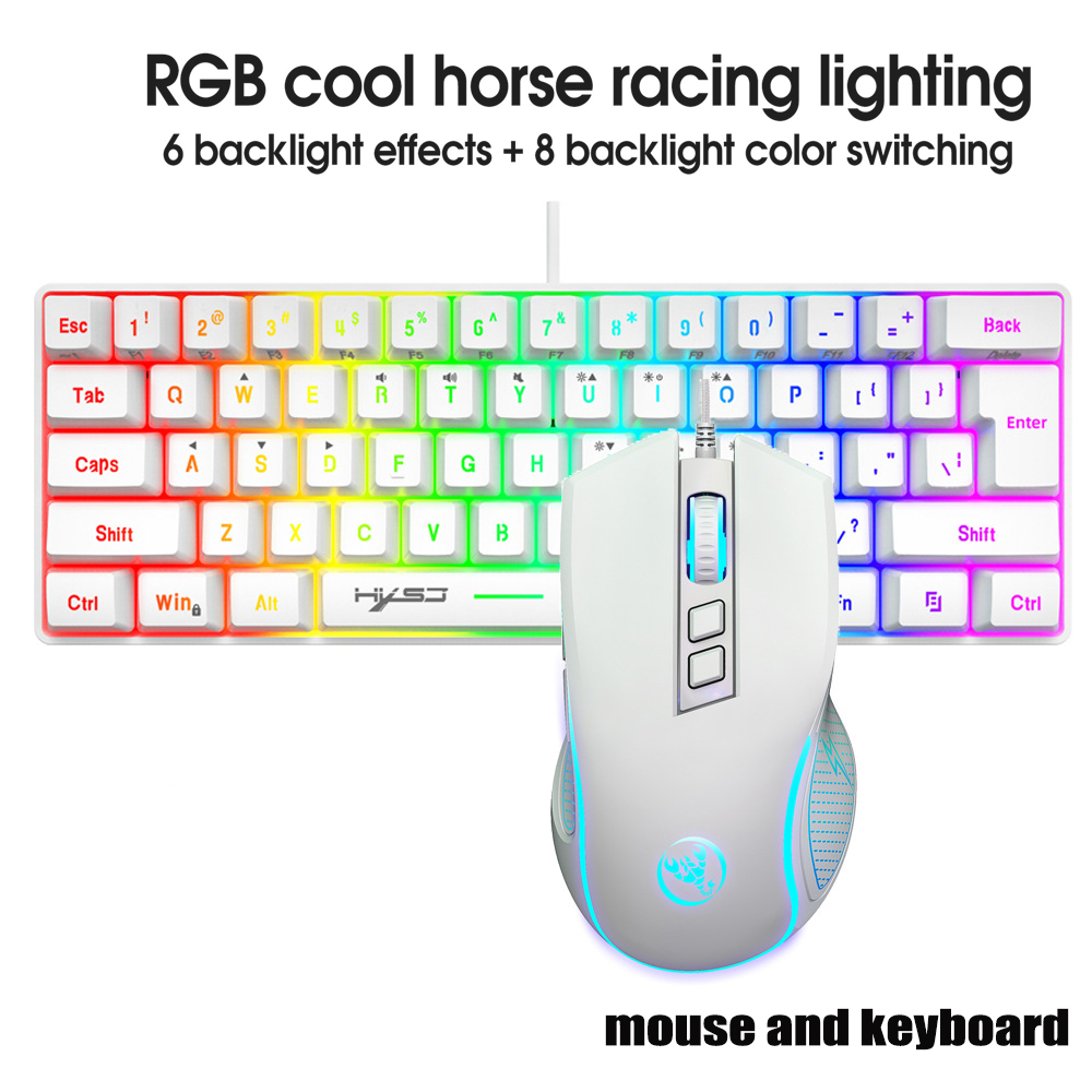 Gaming Keyboard Ergonomic - Zestaw Klawiatura i Mysz Klawiatury dla