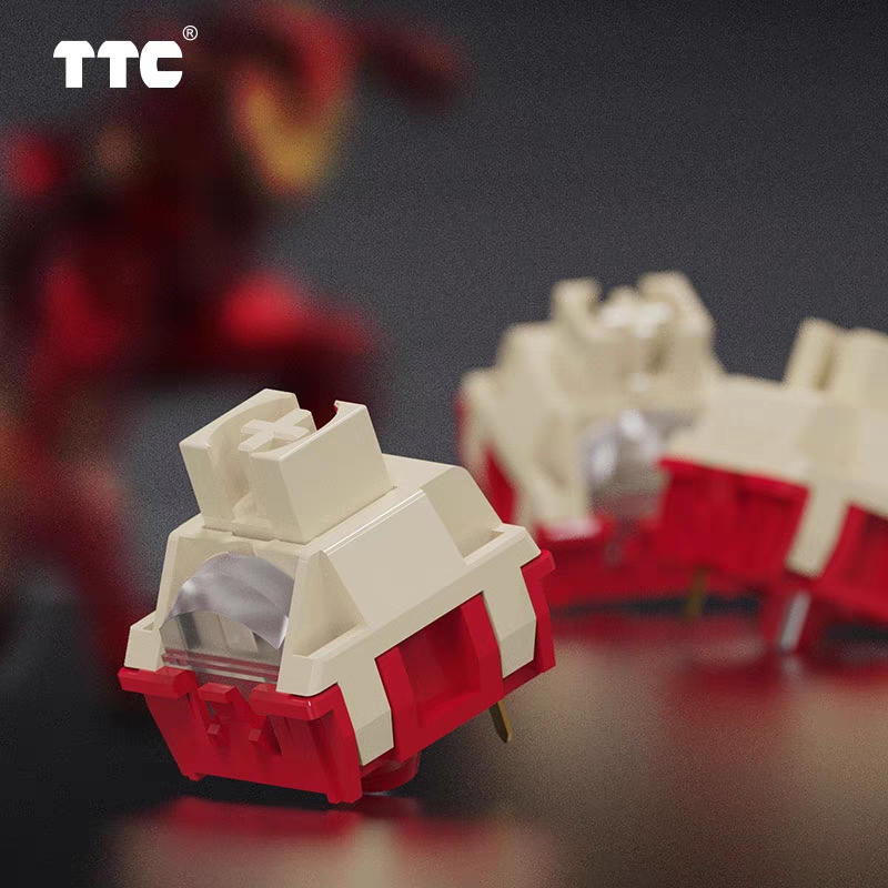 Gaming Keyboard No Noise - Przełączniki liniowe TTC Iron z przełącznikiem