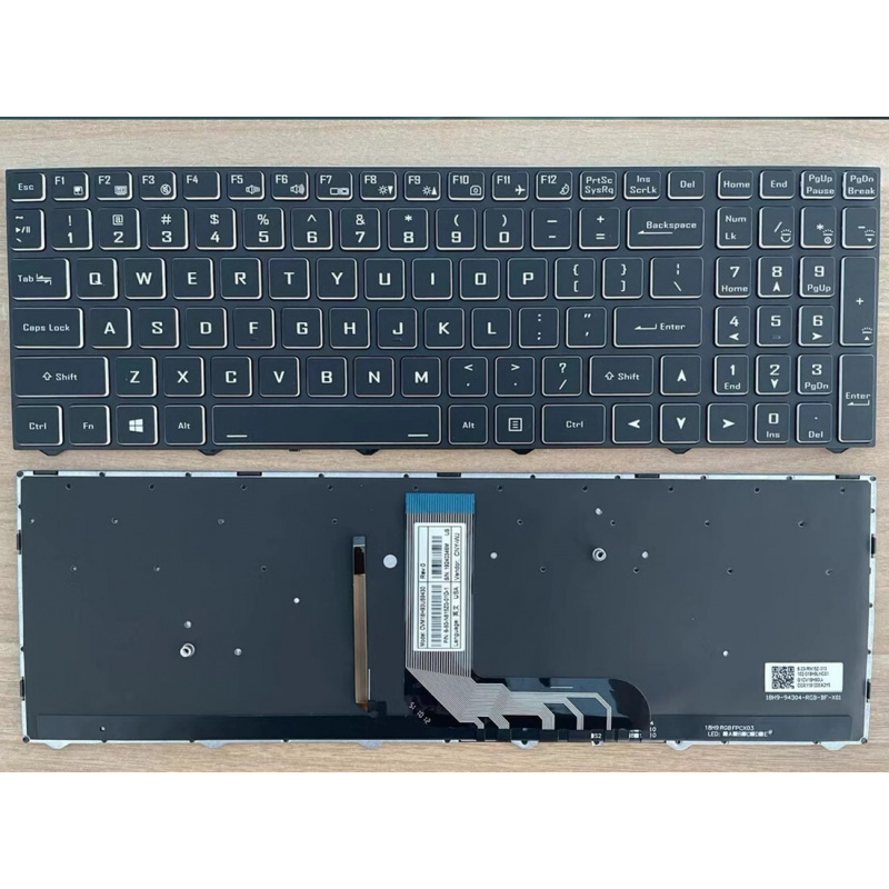 Gaming Keyboard Backlit - Nowa klawiatura US do laptopa LL+