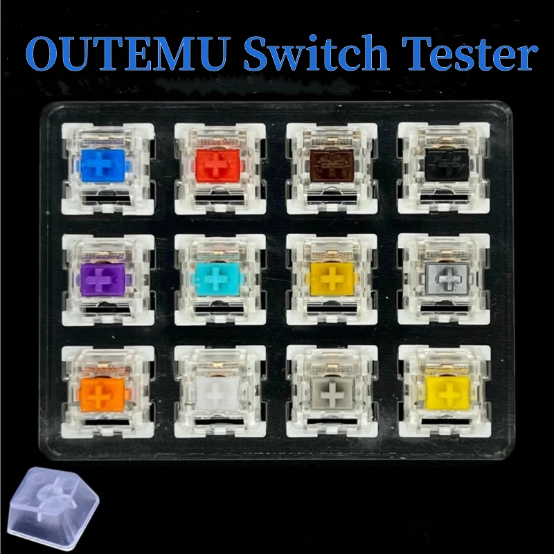 Gaming Keyboard Blue Switches - Tester przełączników Outemu do klawiatur mechanicznych,