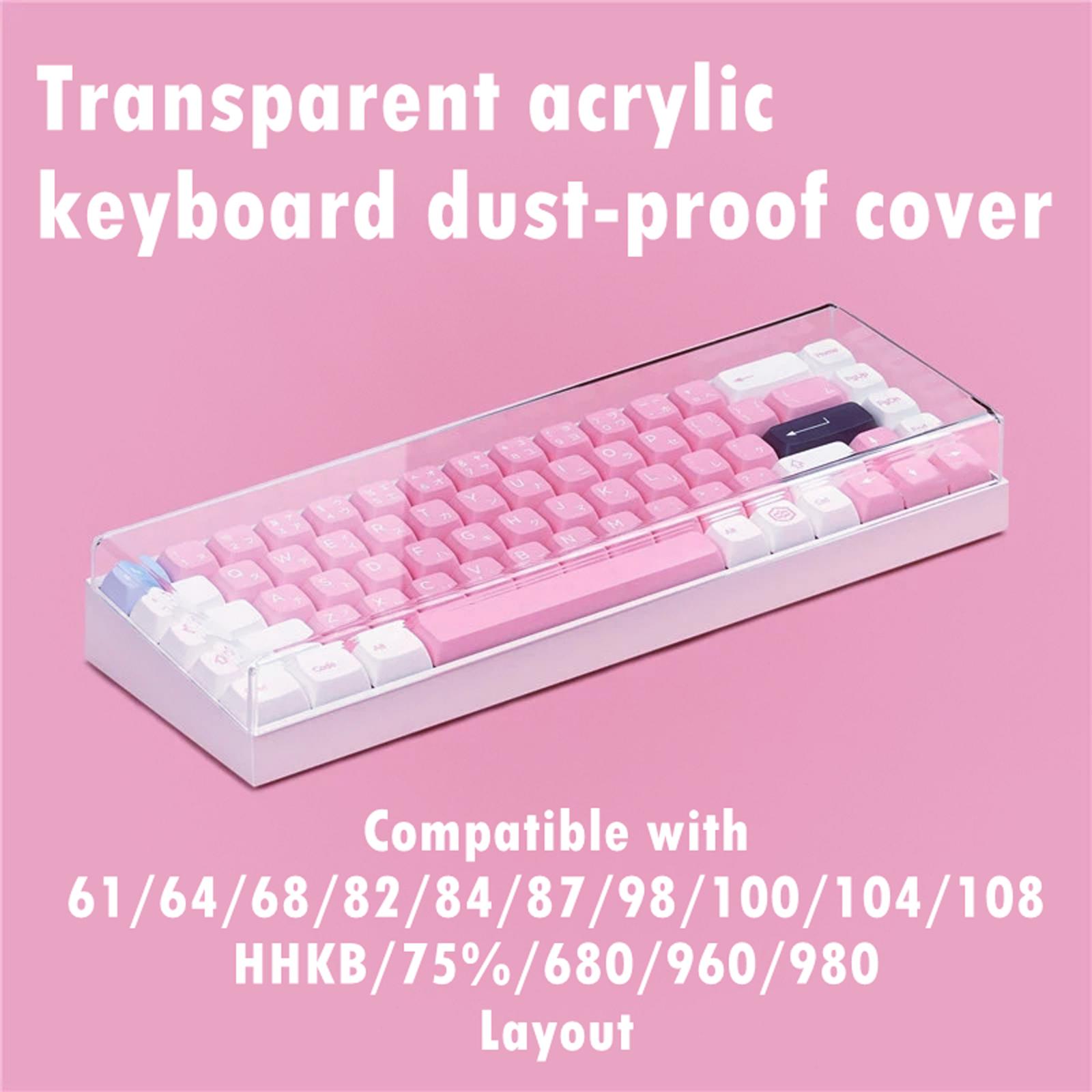 Gaming Keyboard Ergo - Akrylowa osłona przeciwpyłowa na klawiaturę mechaniczną