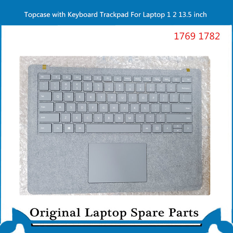 Gaming Keyboard Backlit - Oryginalny zespół Topcase do laptopa Microsoft