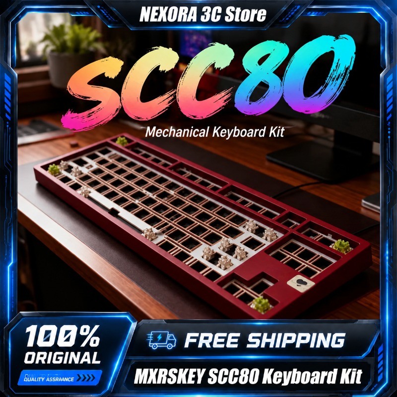 Gaming Keyboard Tkl - Zestaw klawiatury mechanicznej MXRSKEY SCC80 Custom