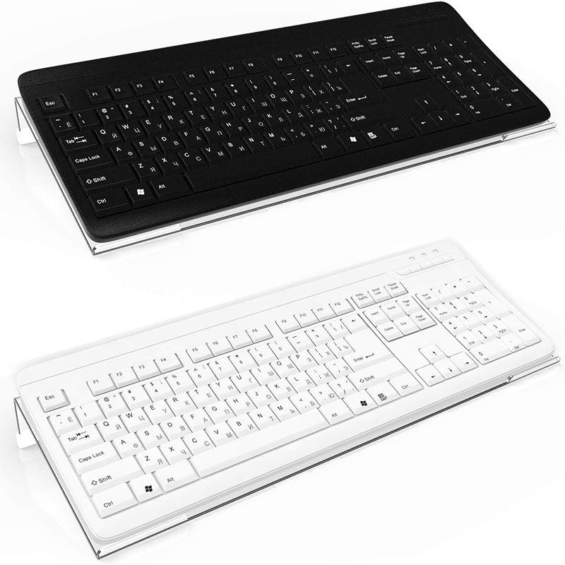 Gaming Keyboard Ergonomic - Przezroczysta akrylowa ergonomiczna podstawka pod klawiaturę,