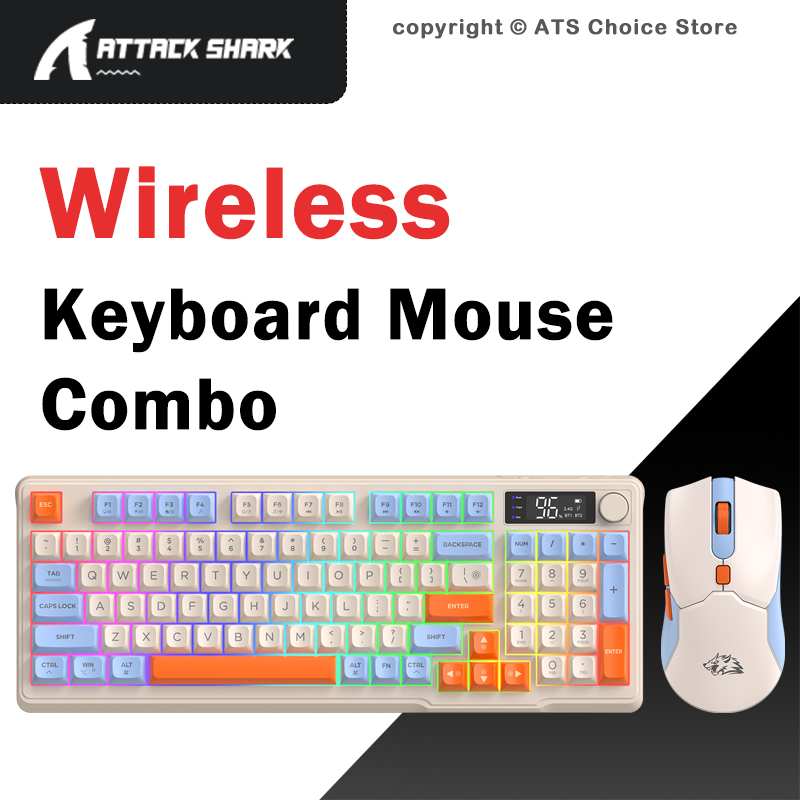 Gaming Keyboard Mouse Set - Bezprzewodowy zestaw klawiatura i mysz FREEWOLF