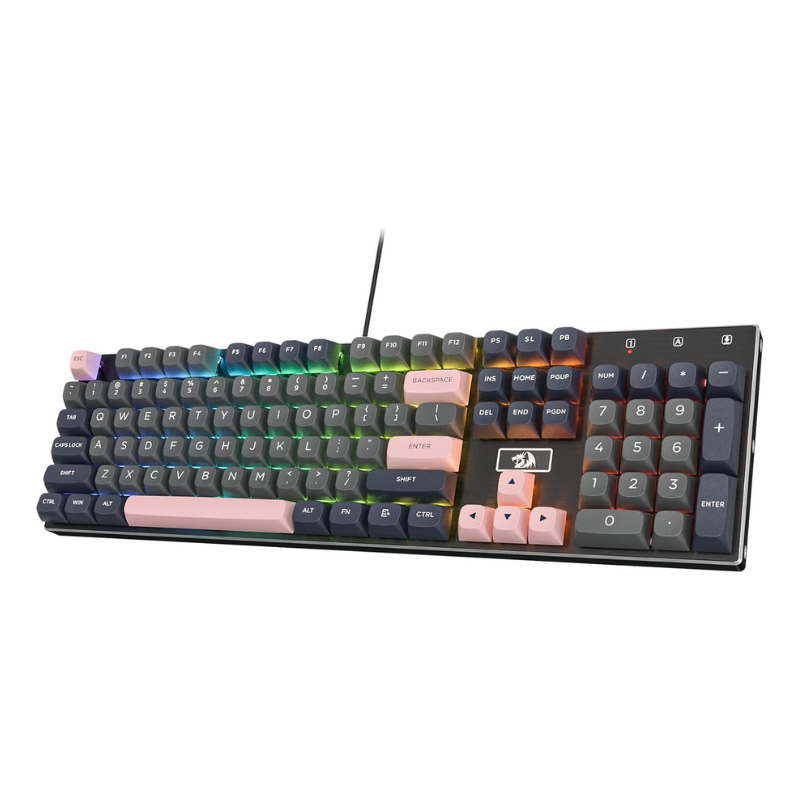 Gaming Keyboard No Noise - Redragon 556 SE Przewodowa Klawiatura Mechaniczna
