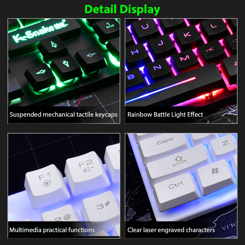 Zestaw klawiatury i myszy KM32 – Gaming Keyboard And Mouse Combo recenzja i cena