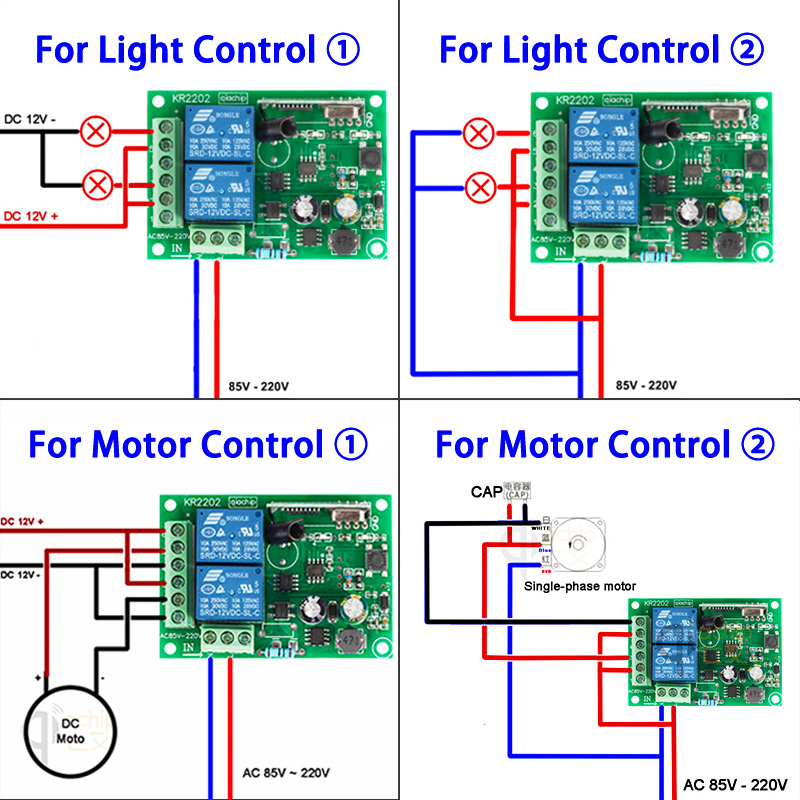 QIACHIP 433 MHz AC 110V 220V 2 – Switch Opener Tool recenzja i cena