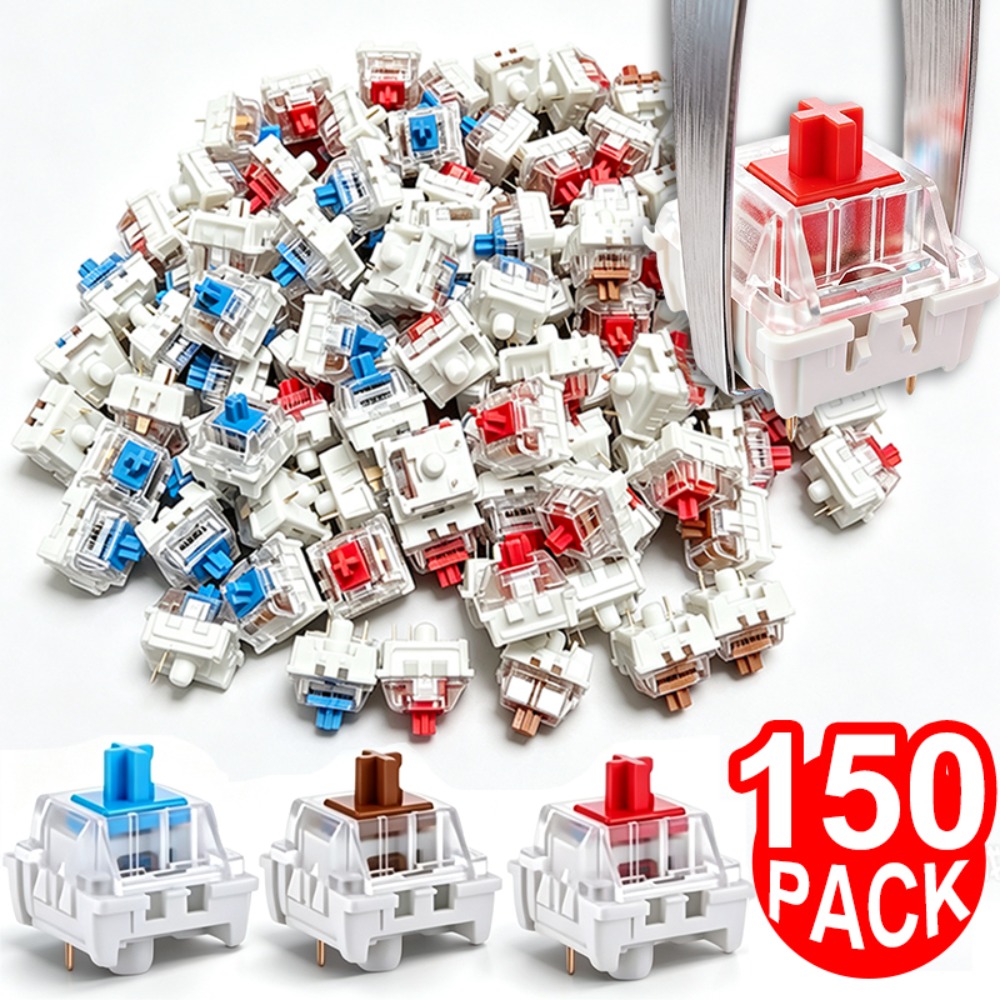 1-150 szt. 3-pinowe przełączni – Gaming Keyboard Blue Switches recenzja i cena