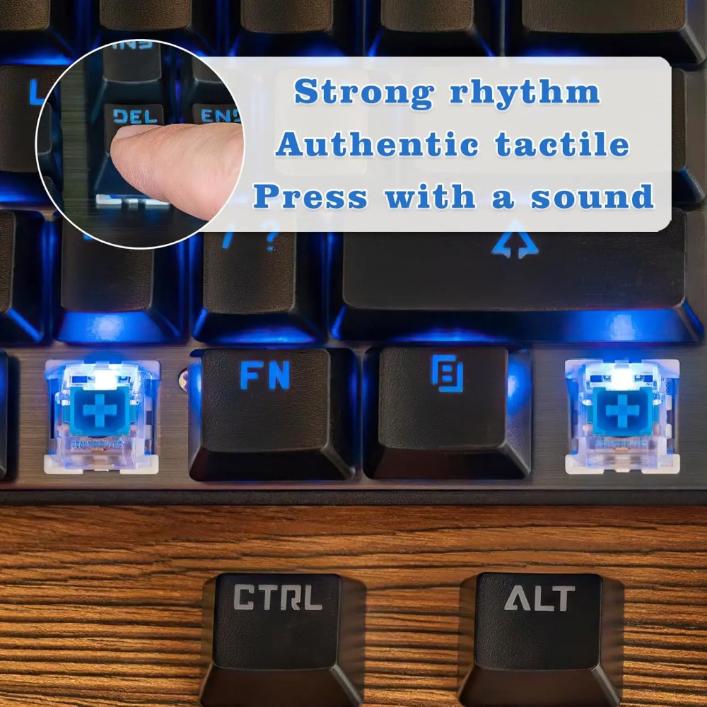 1-150 szt. 3-pinowe przełączni – Gaming Keyboard Blue Switches recenzja i cena