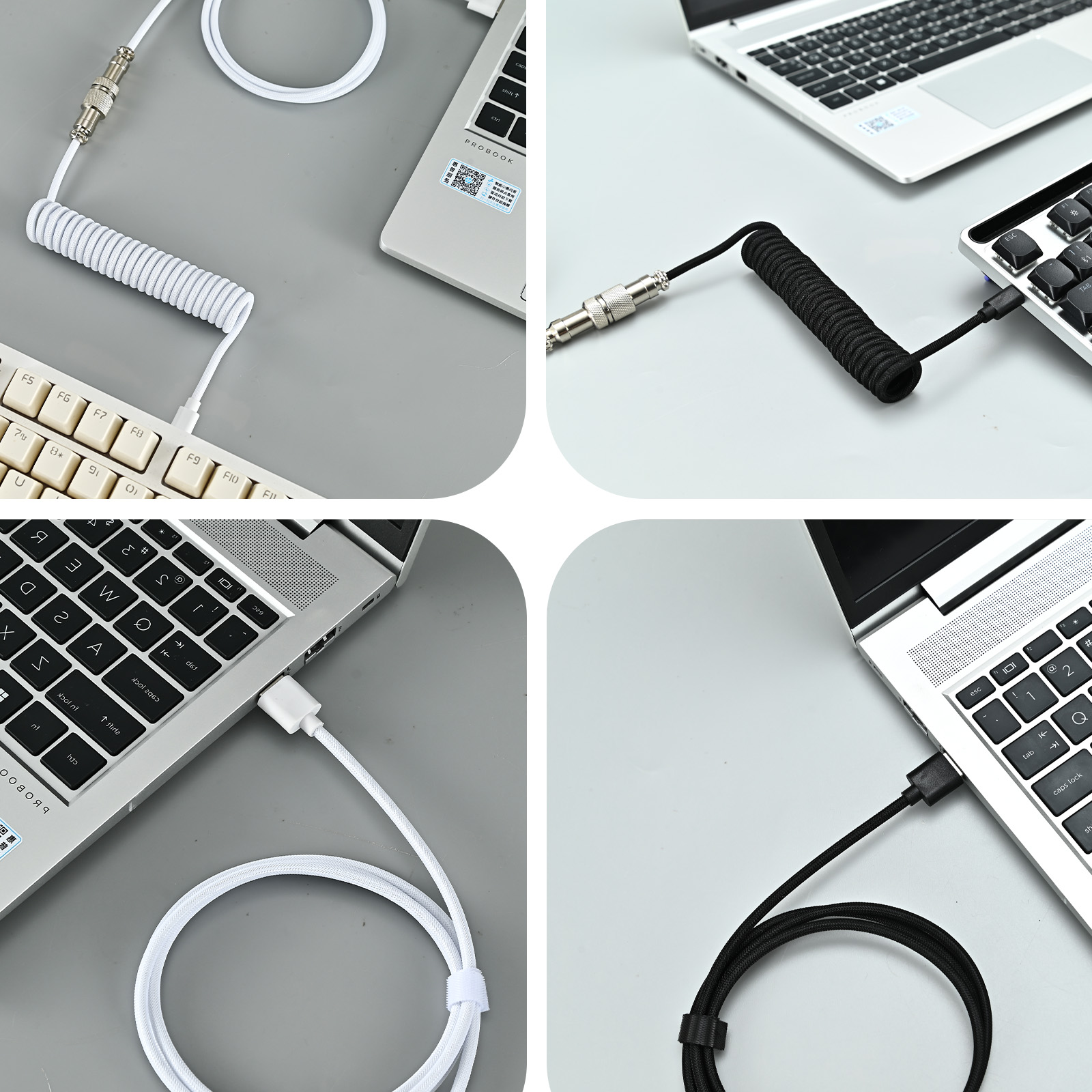 Kabel spiralny 3m Type C do kl – Coiled Usb Cable recenzja i cena