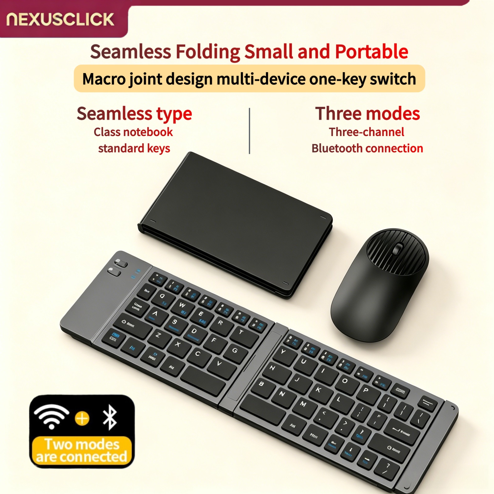 NexusClick Nowy Mini Bezprzewo – Gaming Keyboard And Mouse Combo Wireless recenzja i cena