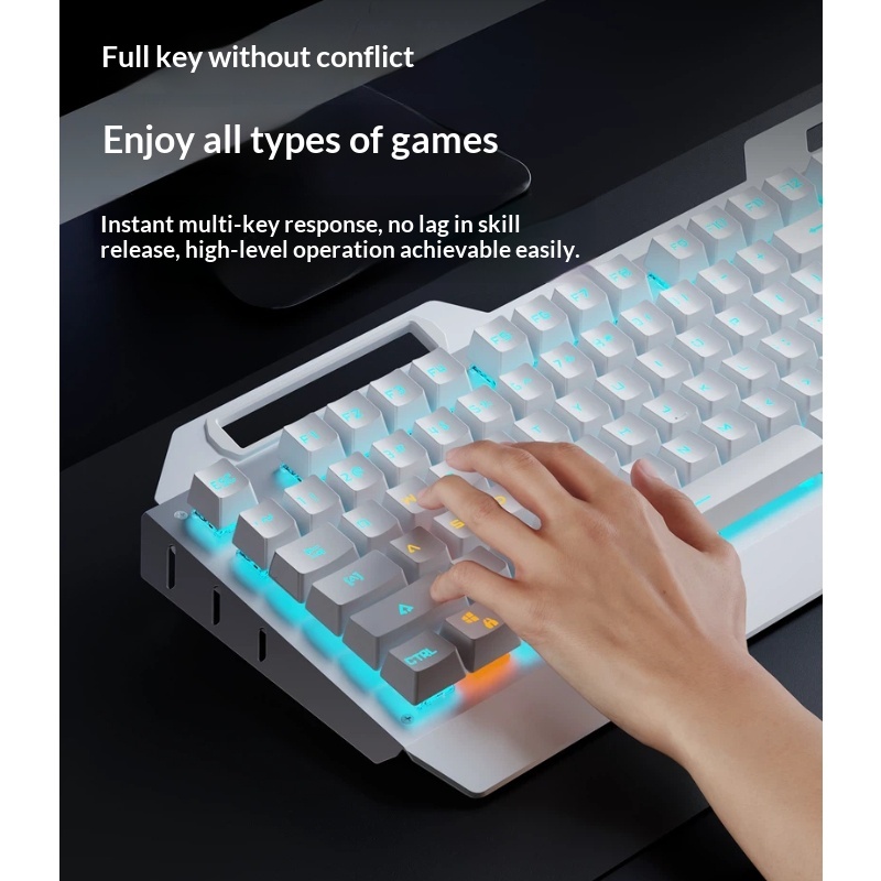 Eweadn Tk900 Bezprzewodowy Zes – Gaming Keyboard Mouse Set recenzja i cena