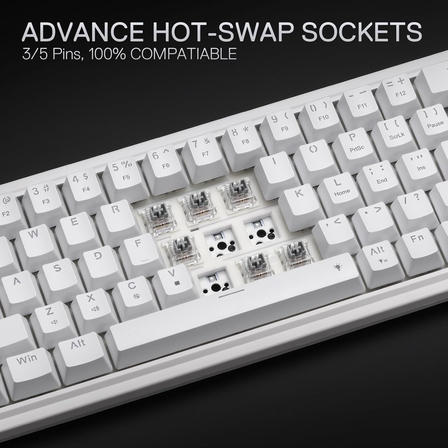 Redragon K709 65% przewodowa u – Gaming Keyboard No Noise recenzja i cena