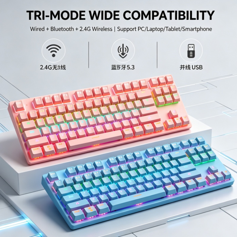 BAJEAL K300 87-klawiszowa prze – Gaming Keyboard K300 recenzja i cena