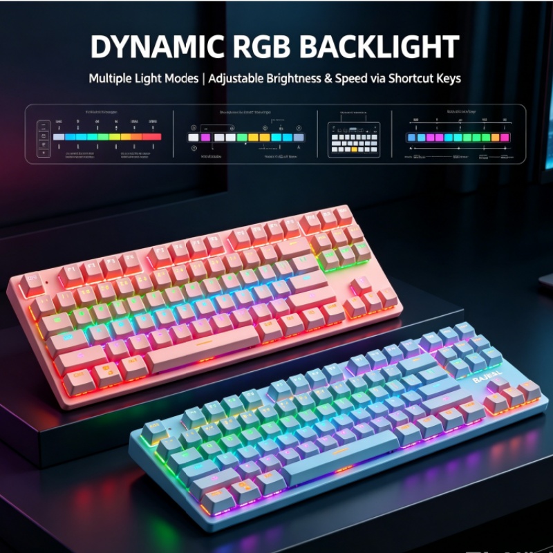 BAJEAL K300 87-klawiszowa prze – Gaming Keyboard K300 recenzja i cena