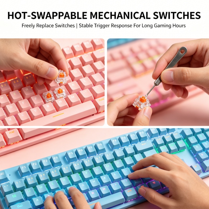 BAJEAL K300 87-klawiszowa prze – Gaming Keyboard K300 recenzja i cena