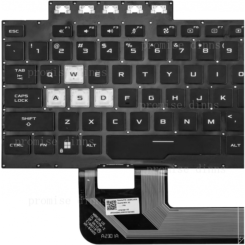 Klawiatura US z podświetleniem – Gaming Keyboard Backlit recenzja i cena