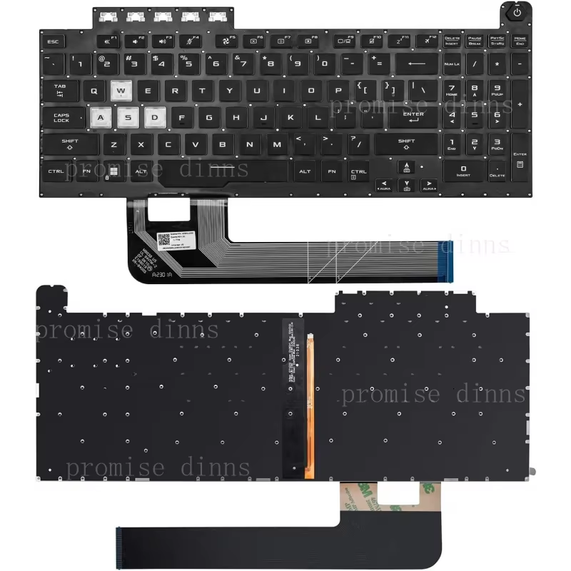 Klawiatura US z podświetleniem – Gaming Keyboard Backlit recenzja i cena