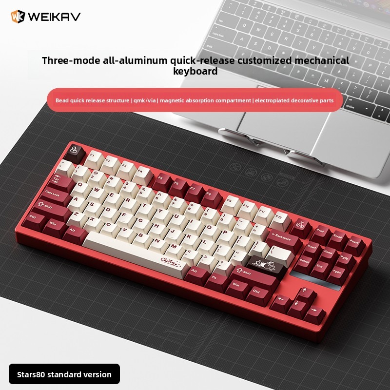 Klawiatura mechaniczna WEIKAV  – Gaming Keyboard Tkl recenzja i cena