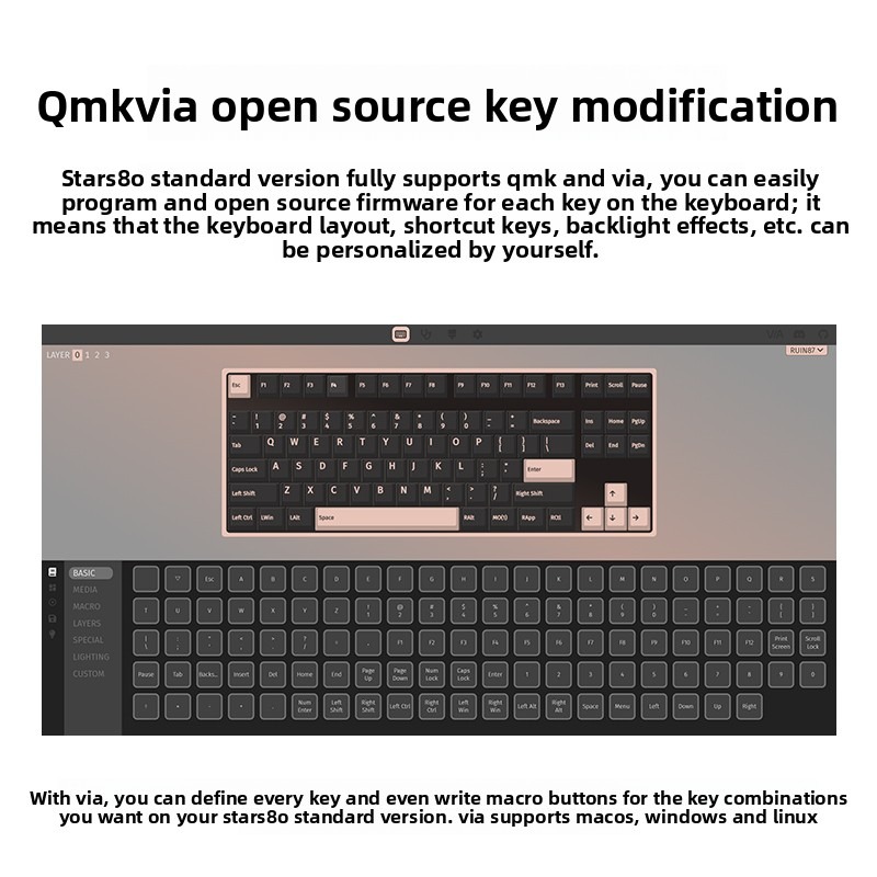 Klawiatura mechaniczna WEIKAV  – Gaming Keyboard Tkl recenzja i cena