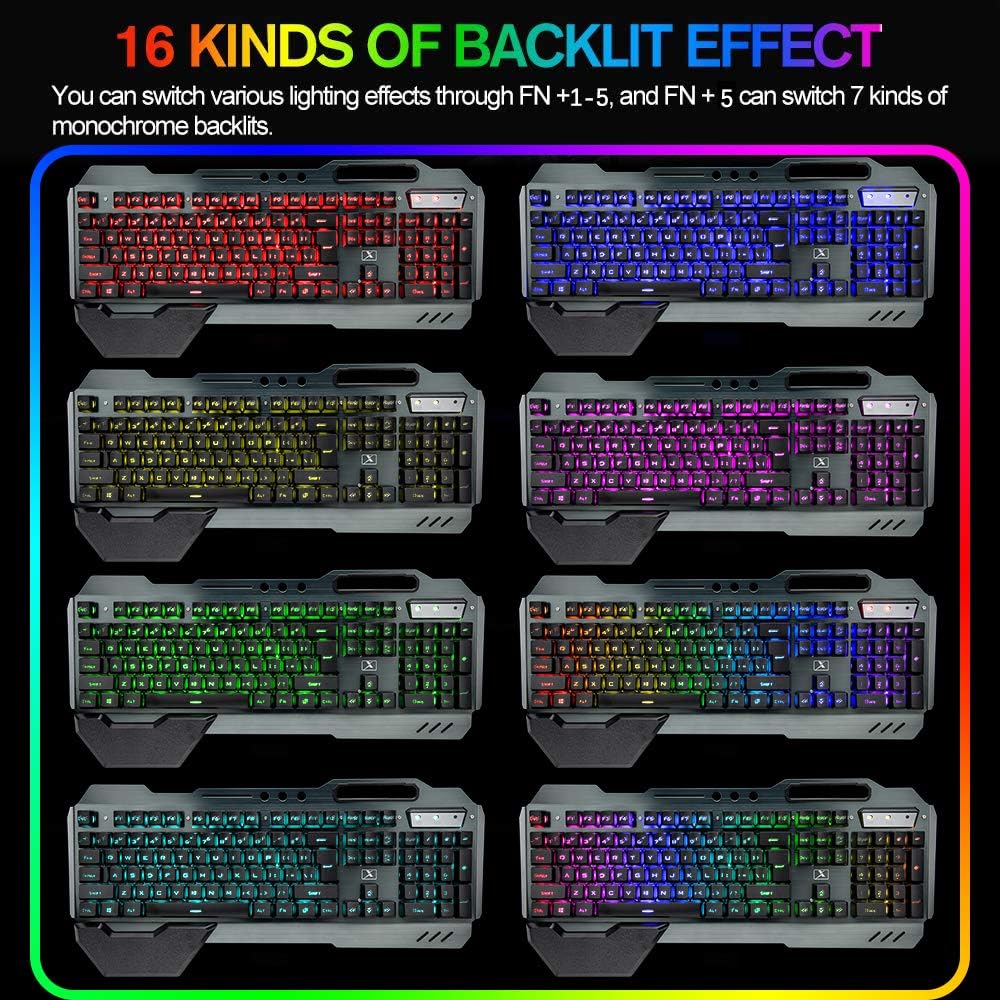 Bezprzewodowa klawiatura i mys – Gaming Keyboard Ergonomic recenzja i cena
