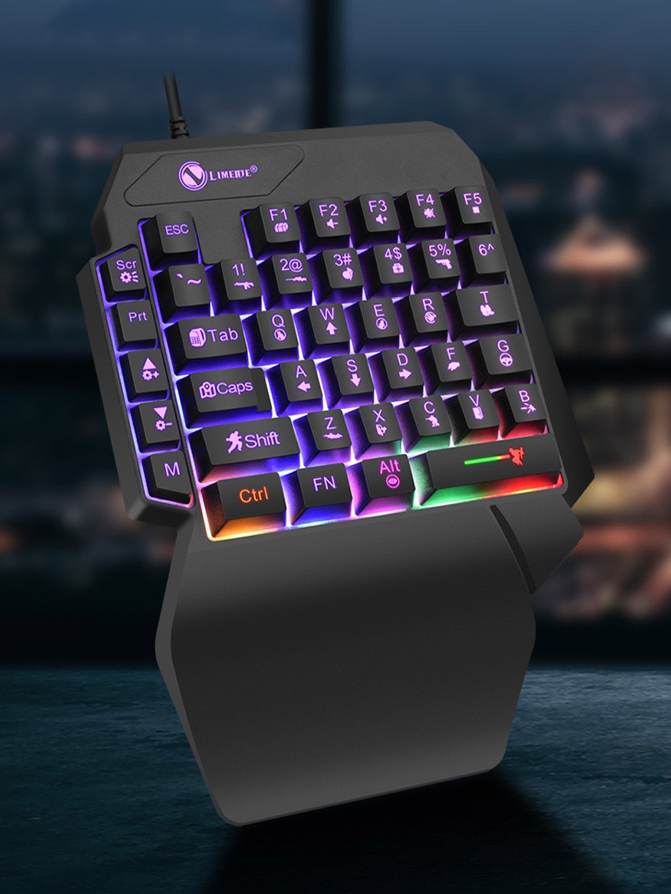 Mechaniczna, jednoręczna, prze – Gaming Keyboard Half recenzja i cena