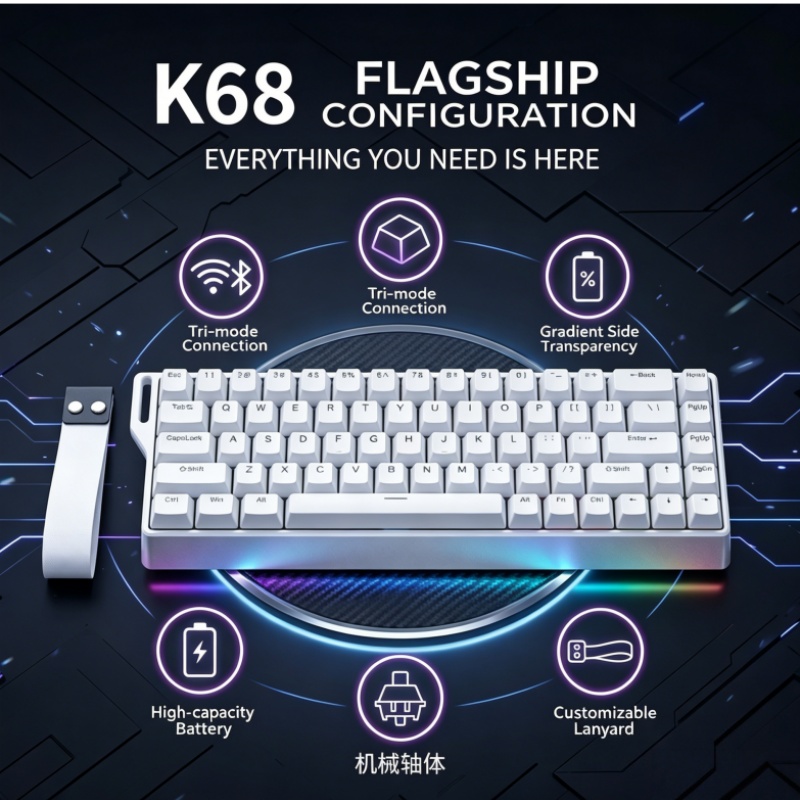 Klawiatura mechaniczna bezprze – Gaming Keyboard Blue Switches recenzja i cena
