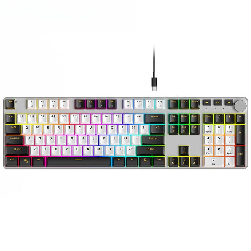 Mechaniczna klawiatura e-sport – Gaming Keyboard No Noise recenzja i cena