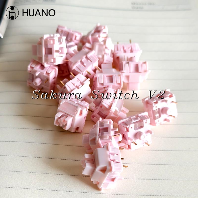 Przełączniki HUANO Sakura V2 5 – Gaming Keyboard Mini Mechanical recenzja i cena