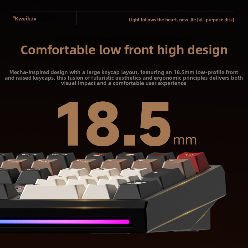 Klawiatura mechaniczna WEIKAV  – Gaming Keyboard Ergo recenzja i cena