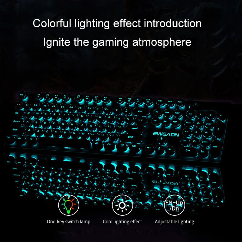 Klawiatura do gier EWEADN typu – Gaming Keyboard Blue Switches recenzja i cena