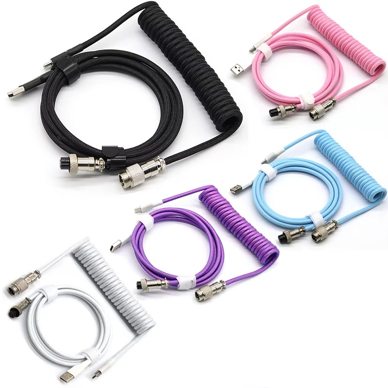 Kabel spiralny do klawiatury m – Coiled Usb Cable recenzja i cena