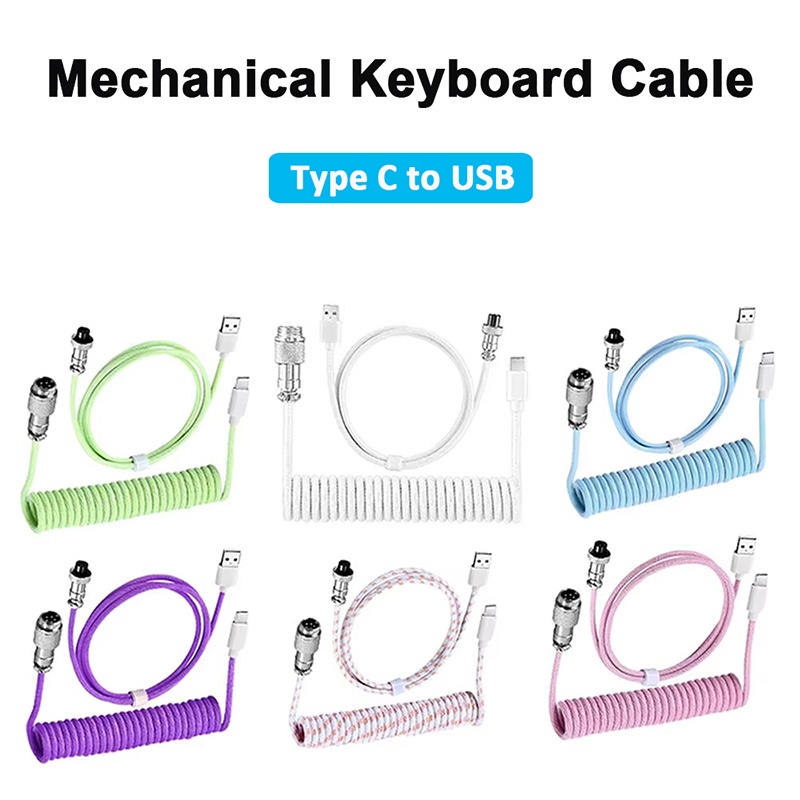 Kabel spiralny do klawiatury m – Coiled Usb Cable recenzja i cena