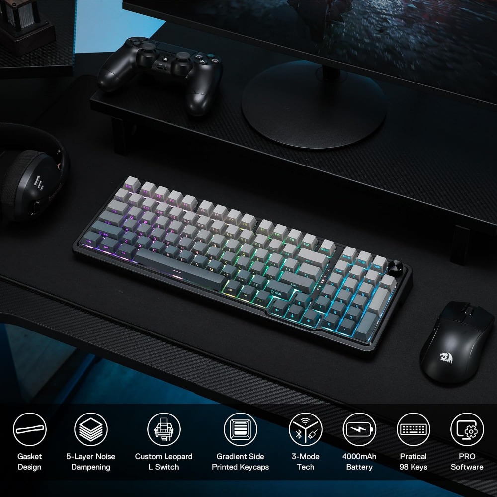 Bezprzewodowa mechaniczna klaw – Gaming Keyboard No Noise recenzja i cena