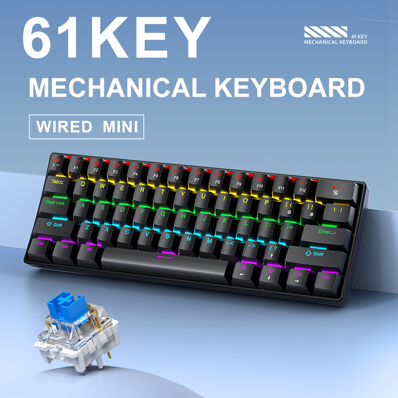 Klawiatura mechaniczna przewod – Gaming Keyboard Blue Switches recenzja i cena