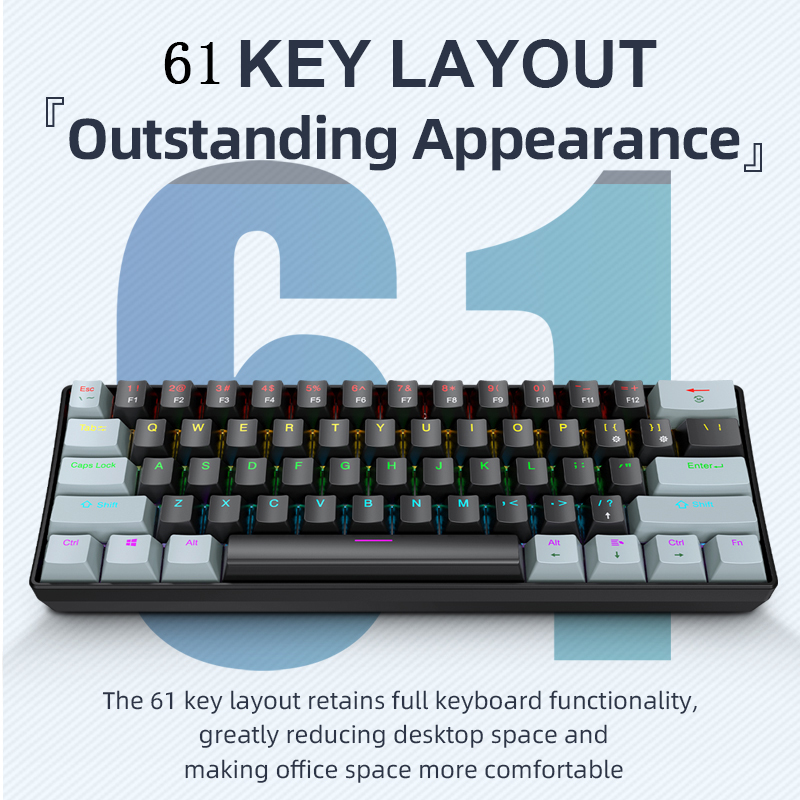 Klawiatura mechaniczna przewod – Gaming Keyboard Blue Switches recenzja i cena