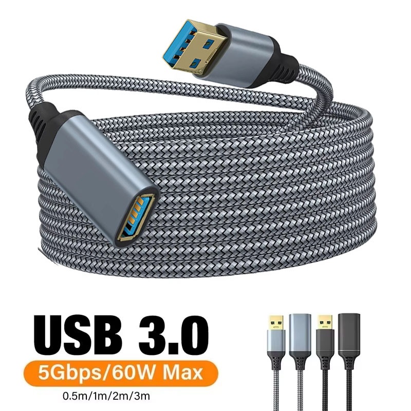 Przedłużacz USB 3.0 w nylonowy – Coiled Usb Cable recenzja i cena