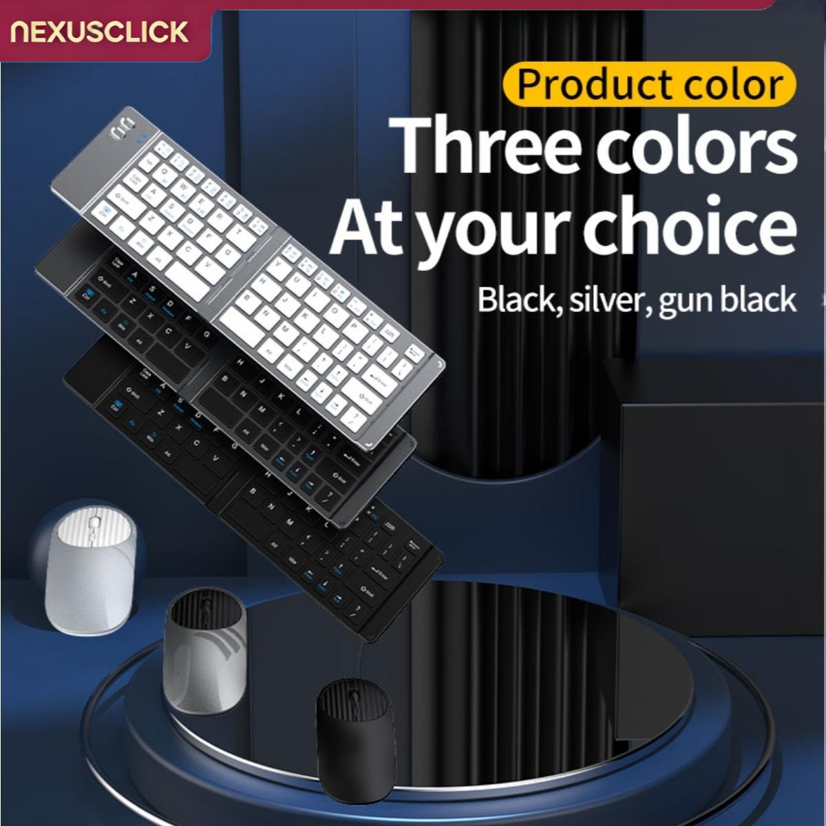 NexusClick Nowy Mini Bezprzewo – Gaming Keyboard And Mouse Combo Wireless recenzja i cena