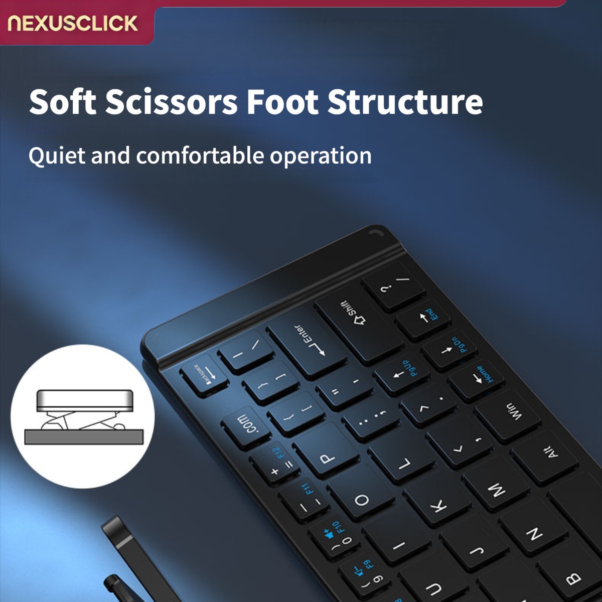NexusClick Nowy Mini Bezprzewo – Gaming Keyboard And Mouse Combo Wireless recenzja i cena
