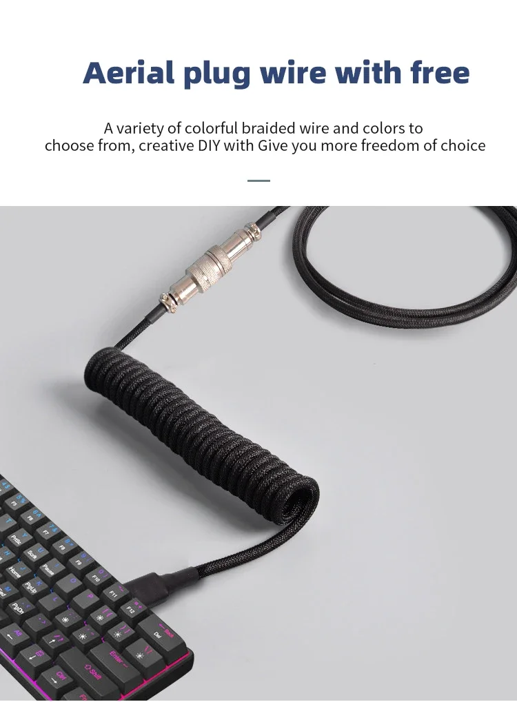 Kabel spiralny USB typu C, kab – Gaming Keyboard Extension recenzja i cena