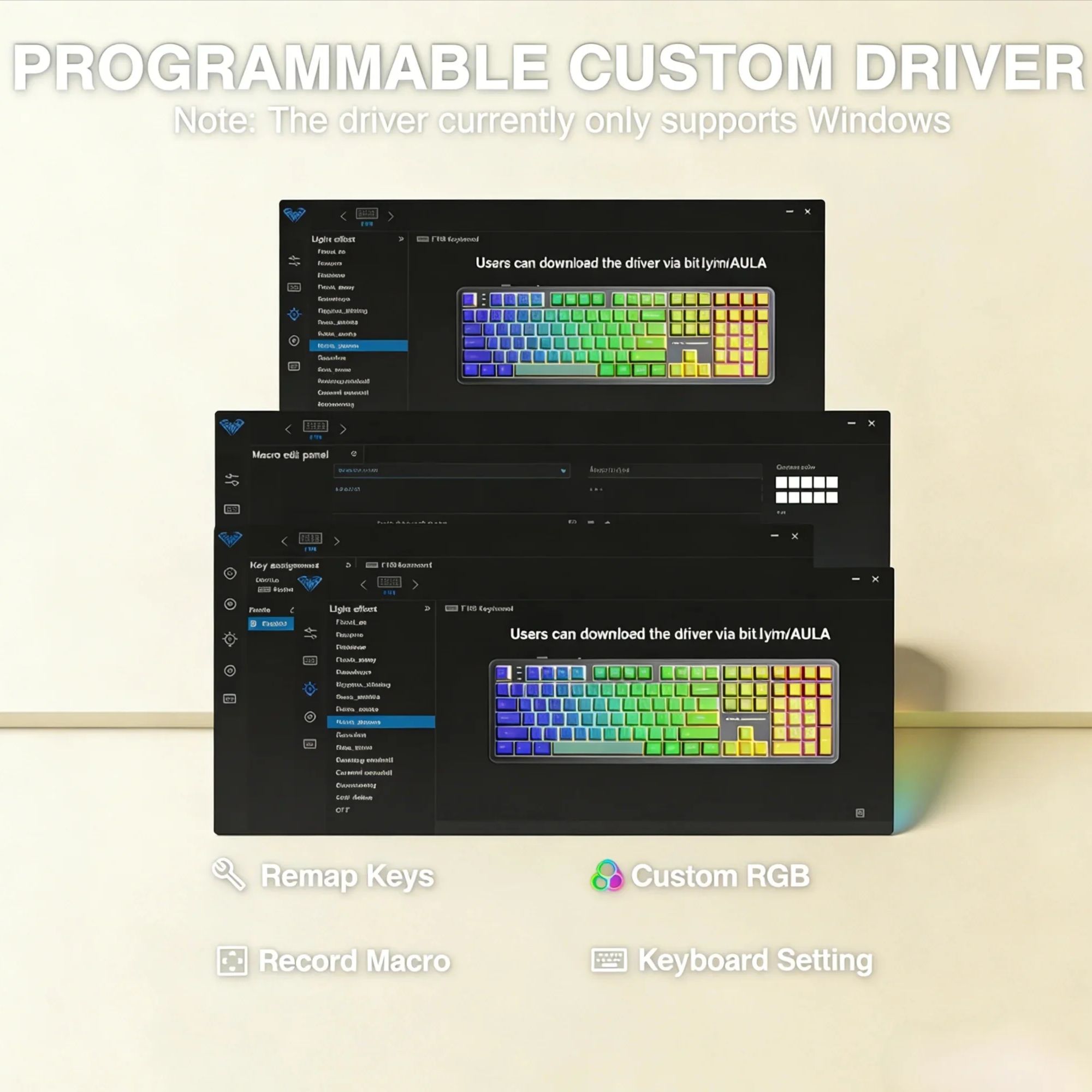 Klawiatura bezprzewodowa AULA  – Gaming Keyboard No Noise recenzja i cena