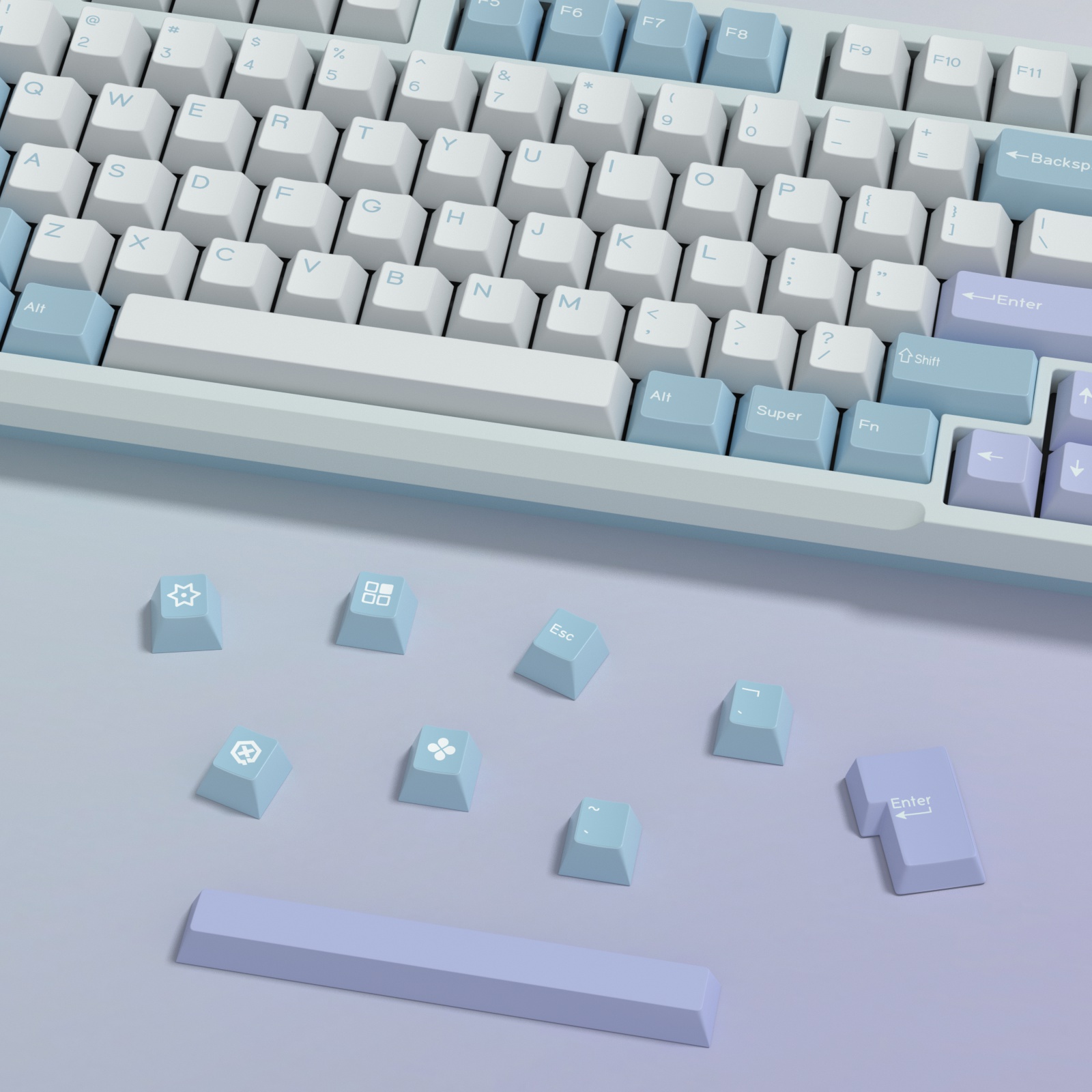 KBDiy GMK Illusion Keycap Cher – Gaming Keyboard Extension recenzja i cena