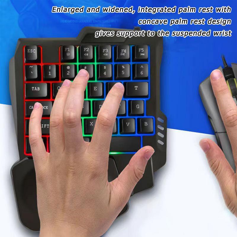 Klawiatura gamingowa 35 klawis – Gaming Keyboard Half recenzja i cena
